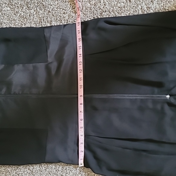 STUNNING NWT BCBG SHEER SATIN MAXI DRESS FRONT ZIPPER MINI SKIRT - Picture 11 of 15